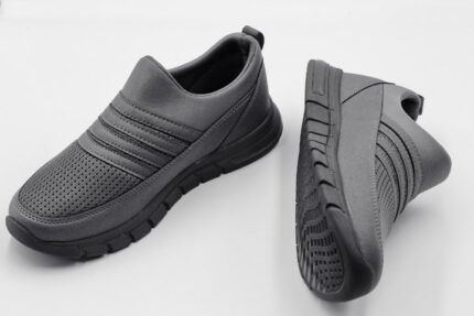 aqua füme erkek slip on ayakkabı