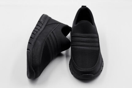 aqua siyah siyah erkek slip on ayakkabı