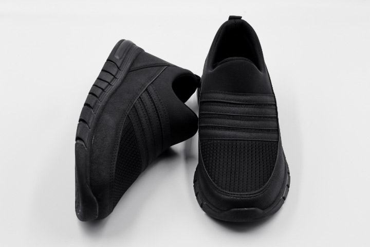 aqua siyah siyah erkek slip on ayakkabı